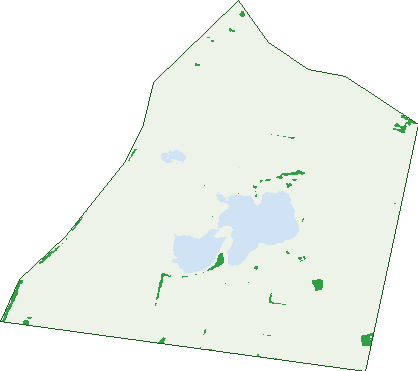 Where the trees are in Lake Wongan