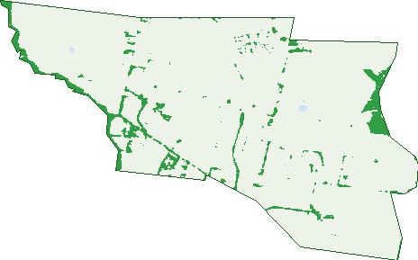Where the trees are in Officer South