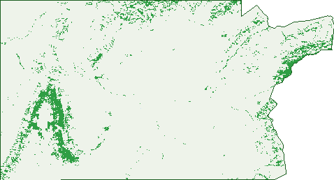 Where the trees are in Hawker