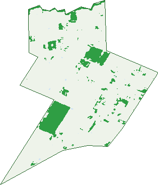 Where the trees are in Penfield Gardens