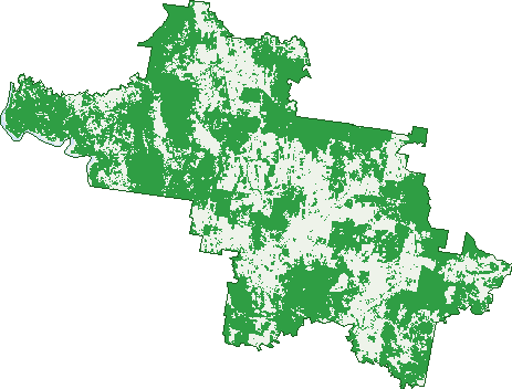 Where the trees are in Hargraves