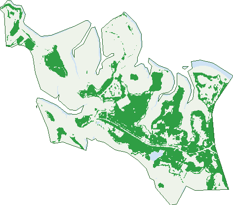 Where the trees are in Wickham